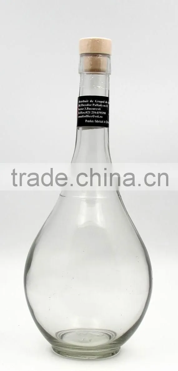Westerners most liked 1L pearl wine glass bottle