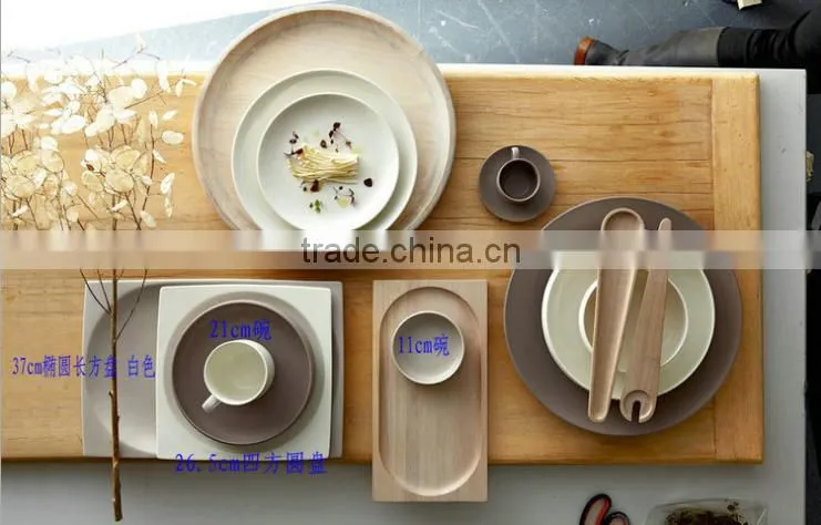 Plate Tableware Suit Ceramic Bowls of New Bone HY1672301