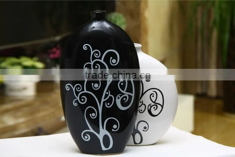 Interior decorative set item cheap ceramic vases wholesale