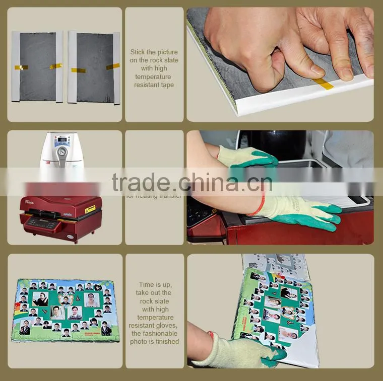 Sunmeta factory directly 3D sublimation blank rock photo SH08 20*20cm
