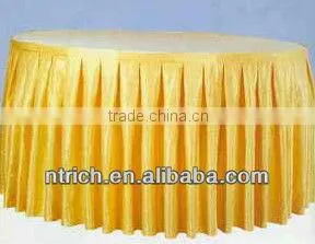 Conference table skirt, polyester table skirt, beautiful table skirt