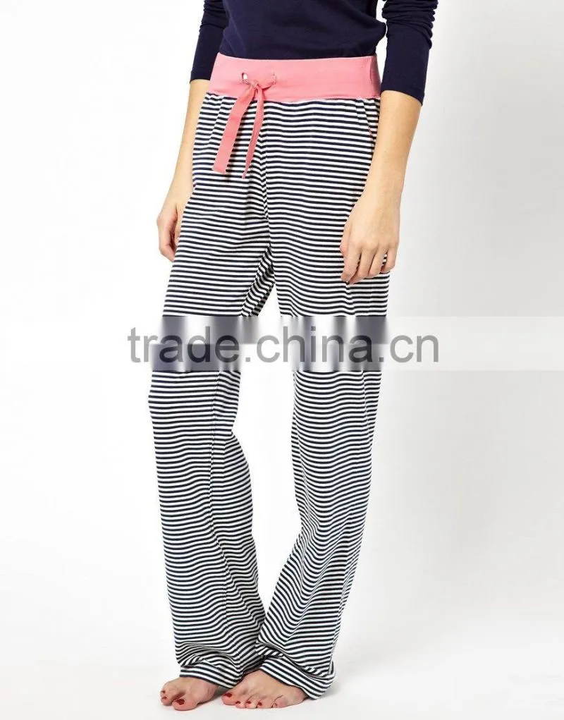 Girls Yarn Dyed Pajama Set With chest Print Top
