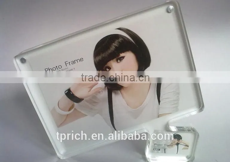 Elegant design for acrylic photo frame table tablet stands with 2015 hot sale