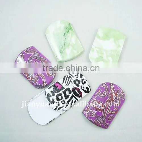 Cell phone shape Slip cover plastic biscuit mirror make up/handy mirror