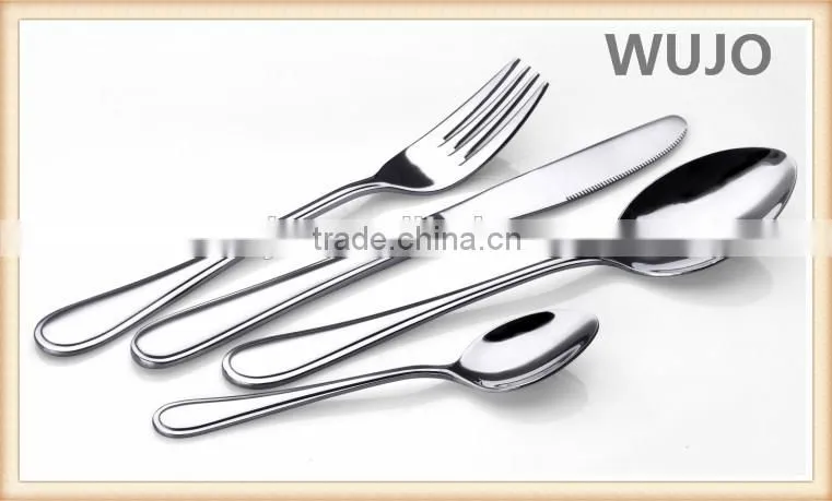 Inox cutlery set with high quality
