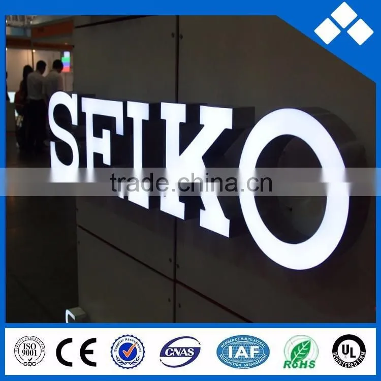 Wholesale 3d letter a to z stainless steel letters sign board for shop