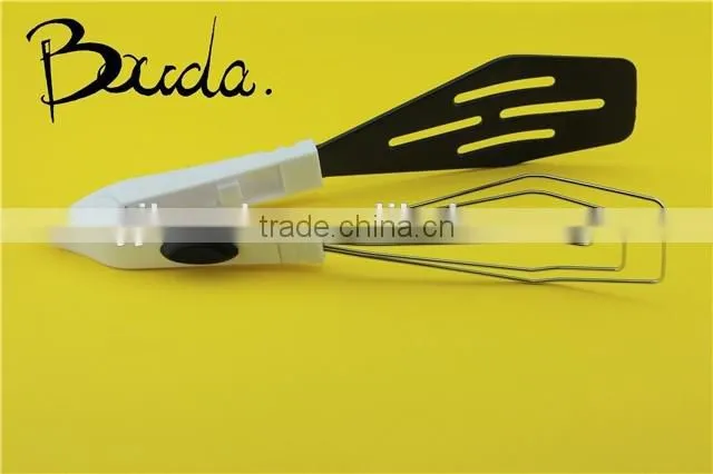 Popular Bouda kitchen and BBQ food tong with scissors tong BD-K9017