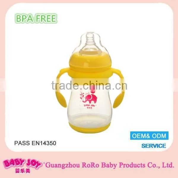 FDA AND FOOD GRADE FACTORY PLASTIC PP BABY FEEDING BOTTLE