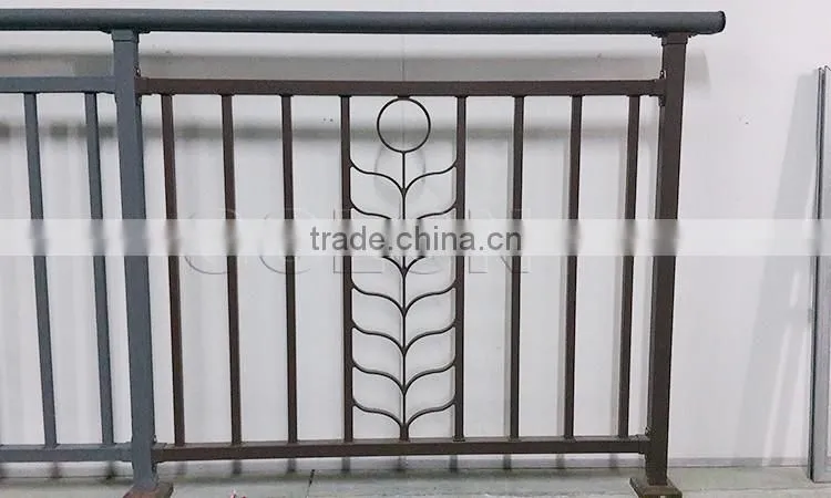 High quality balcony railing /iron grill design for veranda
