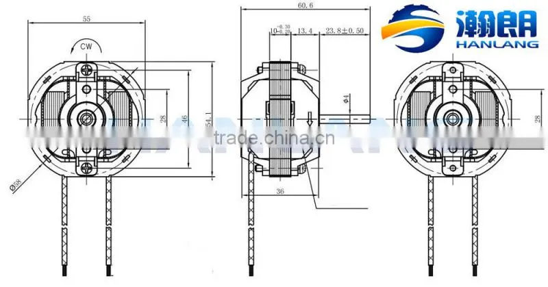 hotsale AC single phase fan motor