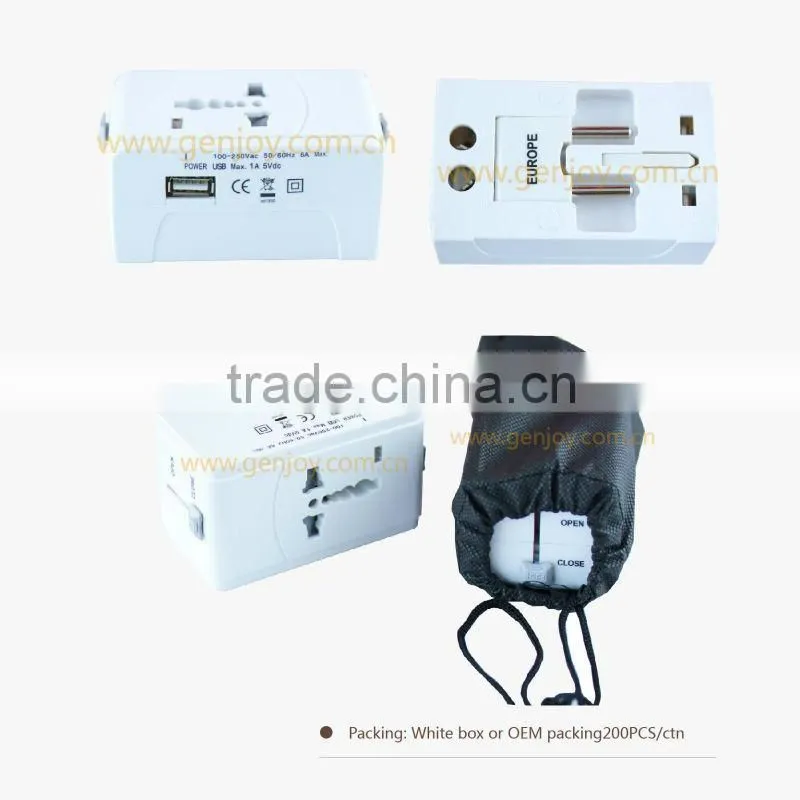 2014 Best christamas gifts power inverter with charger universal adaptor