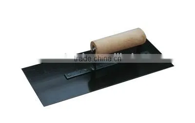 280 x 100 x 0.8 mm Plastering Trowel with Carbon Steel Blade Black Finished wooden handle masonry tool