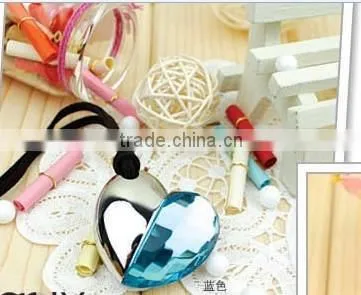 Promotinal gift Crystal Jewelry USB Stick with heart shape made in China