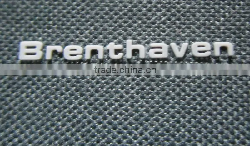 3D plastic handbags logo punch