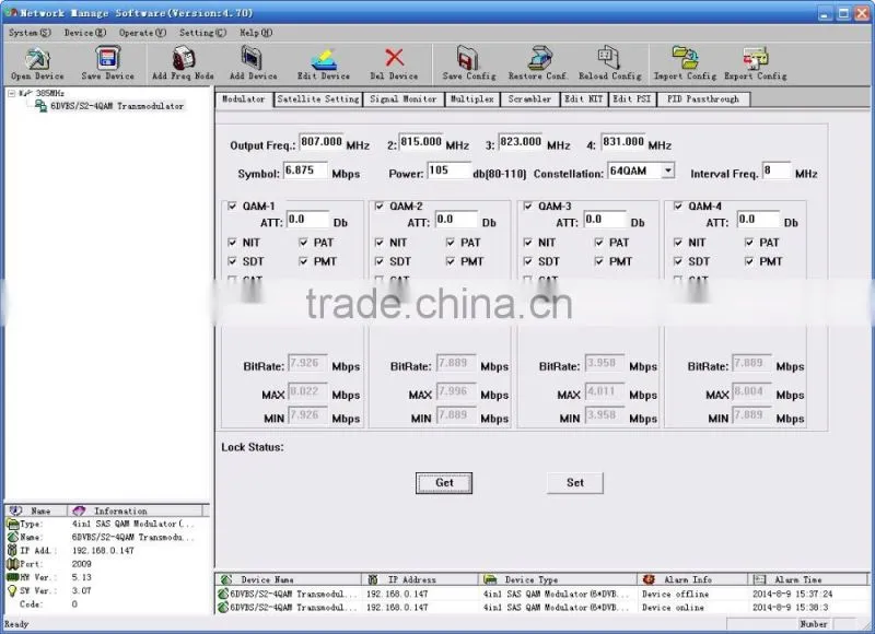 SC-4115 DVB-S to DVB-C MUX Scrambler Transmodulator/tuner-qam
