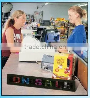 5V P7.62-7*80+Dot matrix module+Animation+White frame+English message display board+ LED moving message display+Bus/ Car display