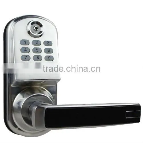 keypad lock with American standard keyway key