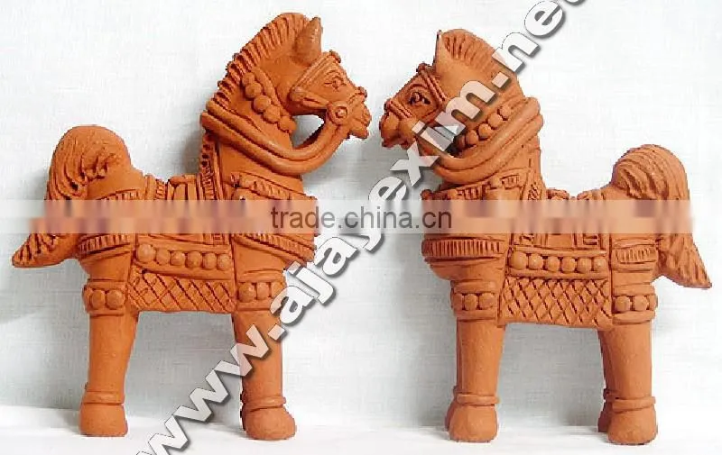 Terracotta Variety Size Clay Horse