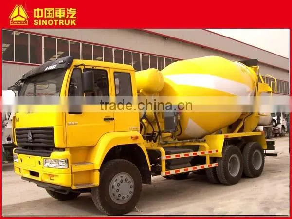 SINOTRUK Golden Prince 8m3 concrete mixer truck/ 6x4