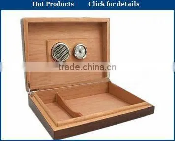 premier black square wood humidor box for sale