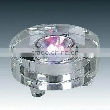 Black crystal led base for crystal cube with 10 lights