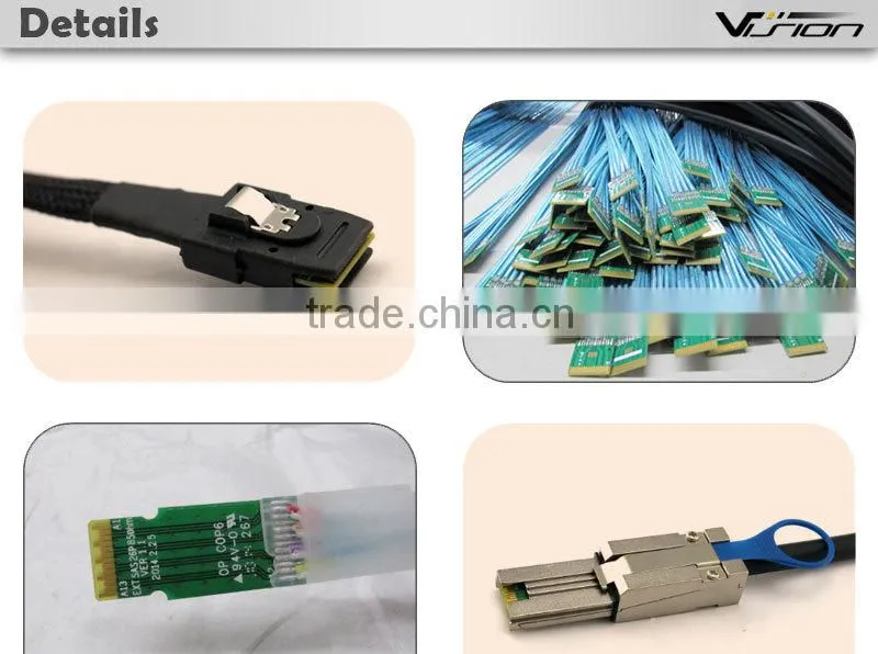 1m External Mini SAS 26pin (SFF-8088) Male to Internal Mini SAS 36pin (SFF-8087) Male Cable