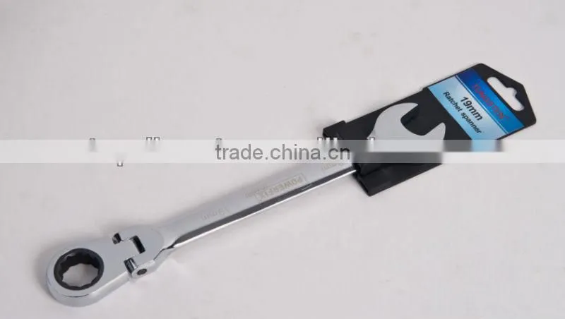 Single Hangtag Flexible Head Combination ratchet wrench