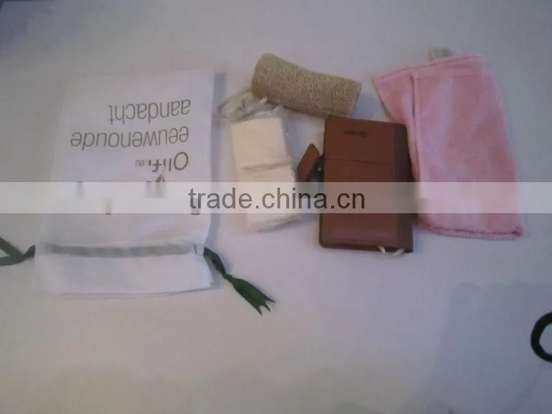 Custom printed nylon drawstring bag for soap