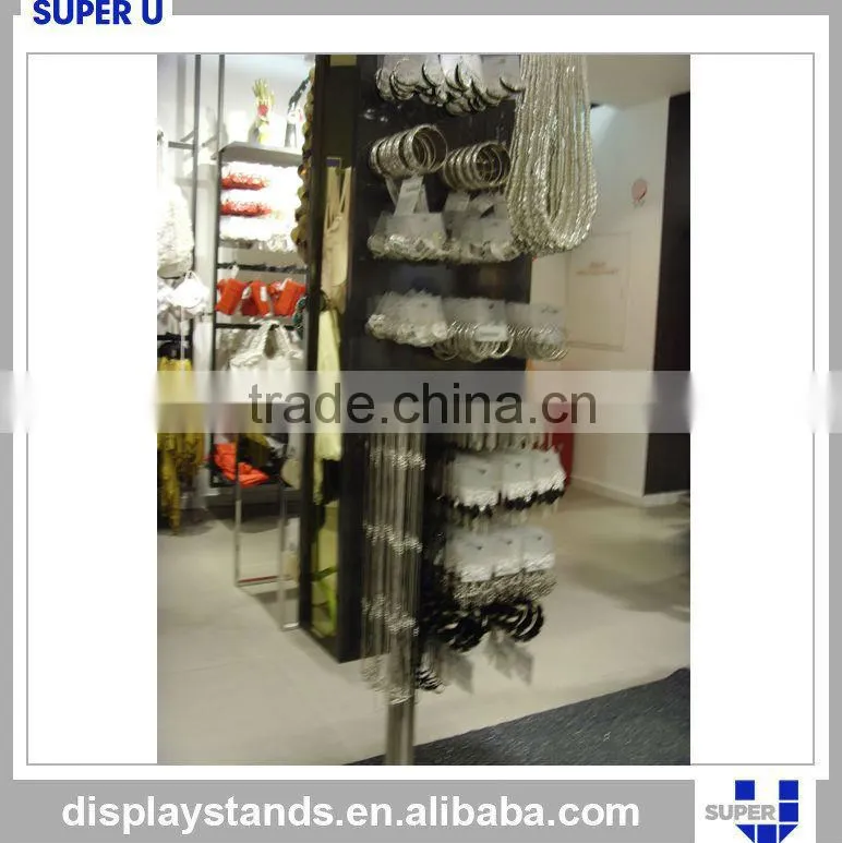 hot sale powder coated metal pegboard display for accessories