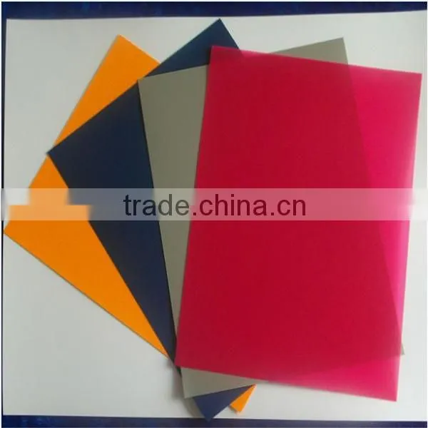 super clear PVC rigid transparent color film