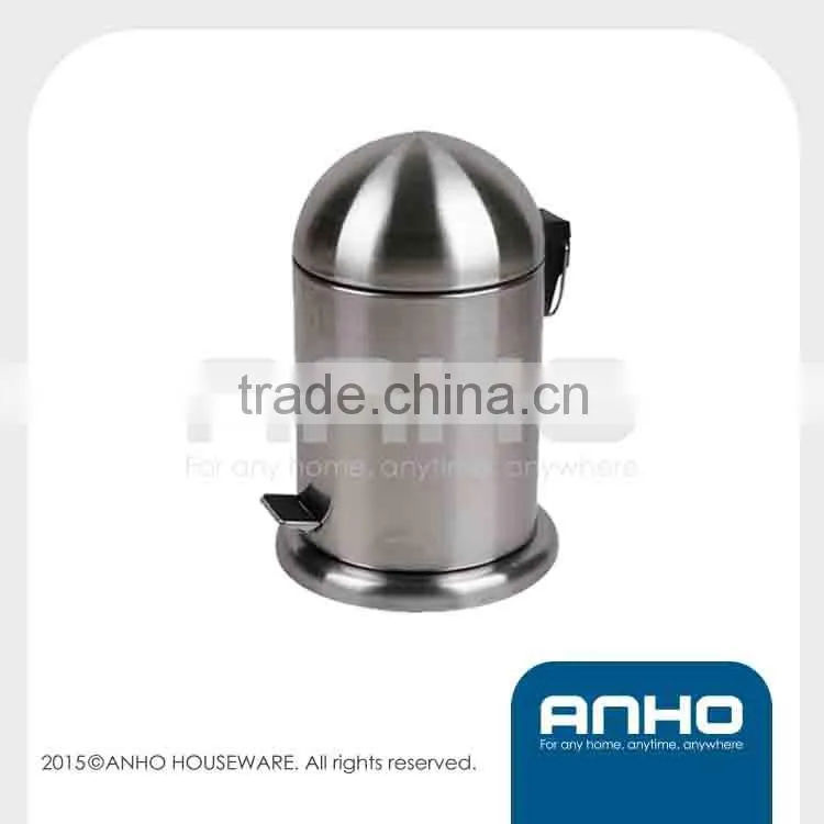 Stainless steel round bullet step bin in favourable price