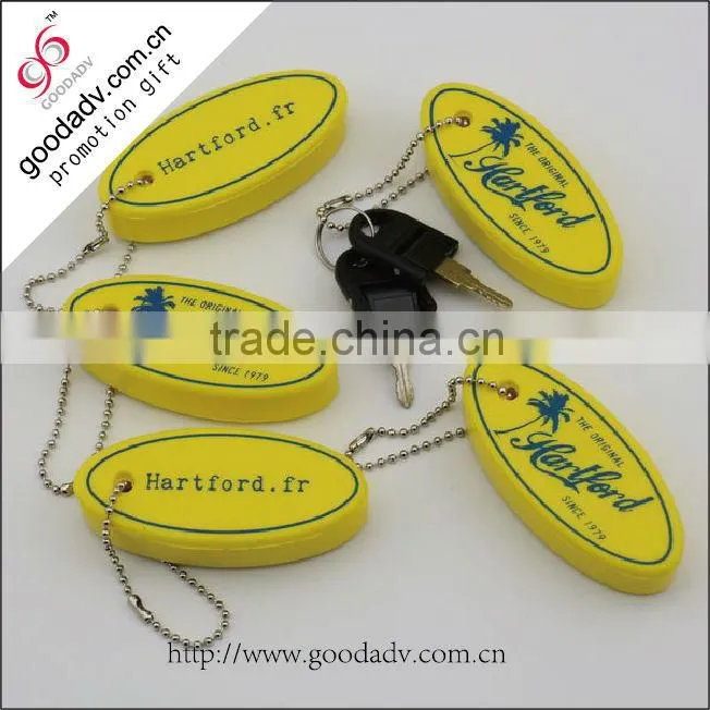 Funny design custom pu floating keychain manufacturers in china