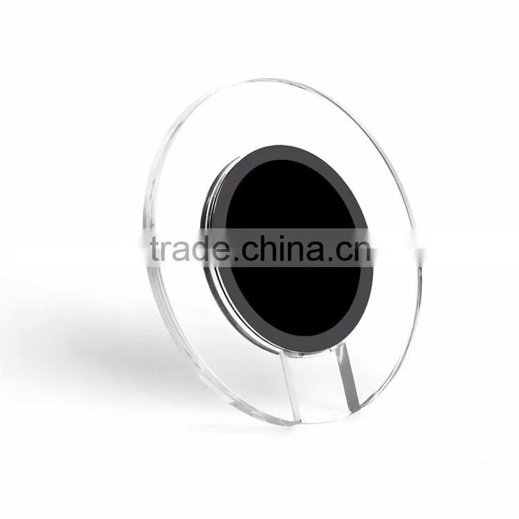 2016 Cool LED indictor Charging QI Standard Wireless Charger Pad And Receiver For Both iPhone Android Phone