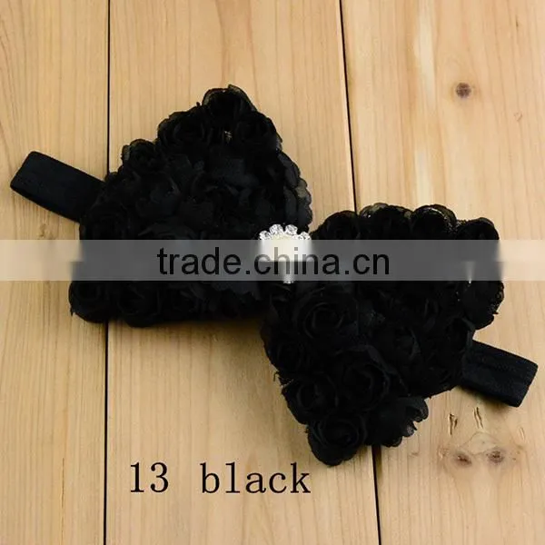 bow top elastic baby hair accessories headbands