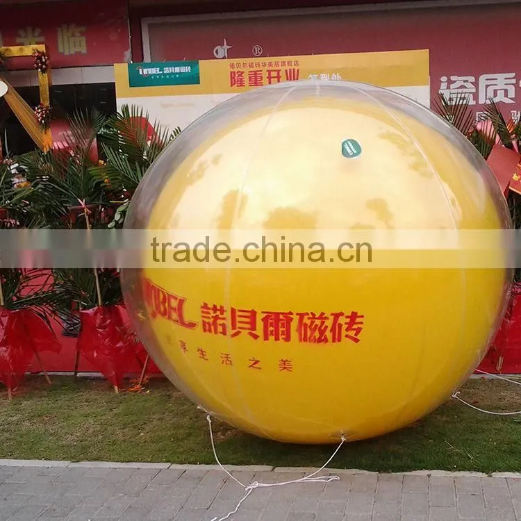 1 meters vivid printing inflatable giant ball, advertising giant ball
