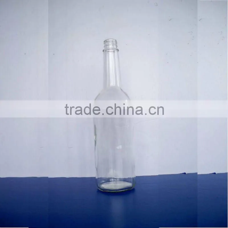 flint glass bottle for vodka