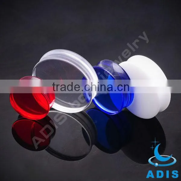 Fancy Acrylic Double Flared Ear Tunnels And Plugs