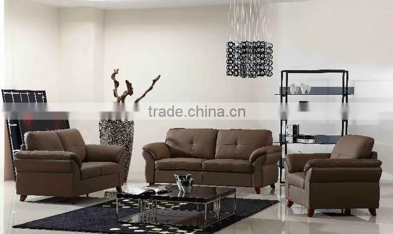 Cheap home furniture leather sectional sofa set 3 1 1