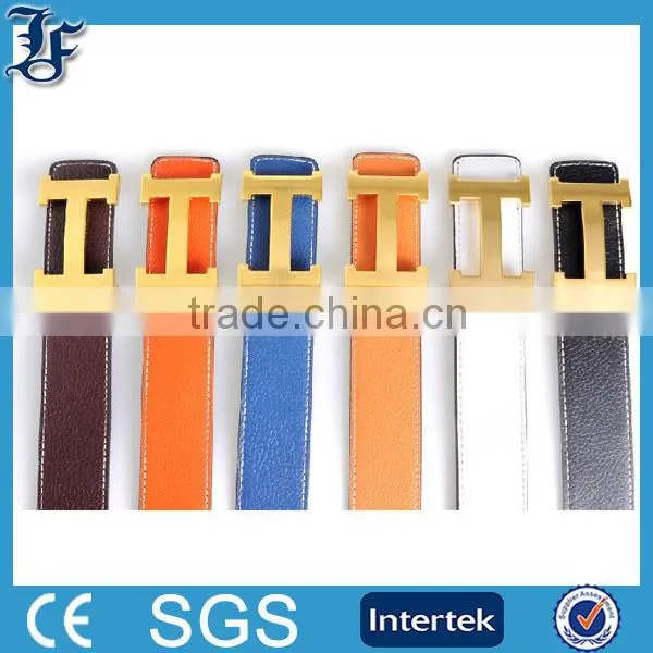 2014 New Leather Belt & Leopard Rhinestone Buckle for Mens