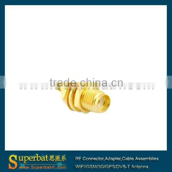 sma flange connector Solder Jack Bulkhead Connector for 1.13mm cable