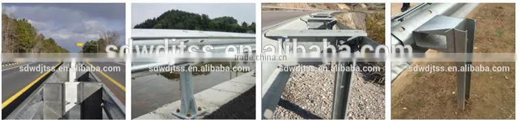 Galvanized Steel Highway Guardrail Post