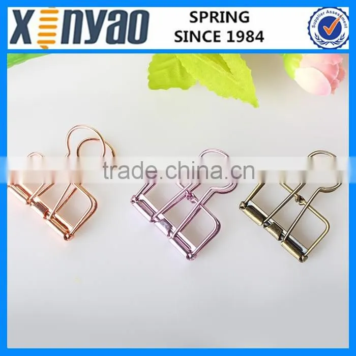 Logo print Colorful Metal Binder Clips