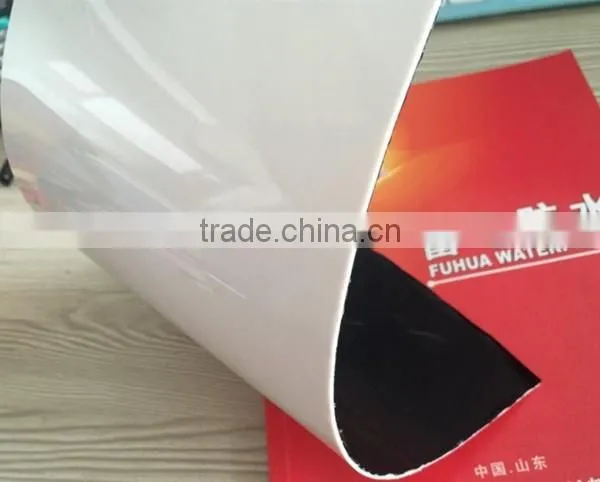 High Polymer HDPE waterproof membrane with adhesive glue