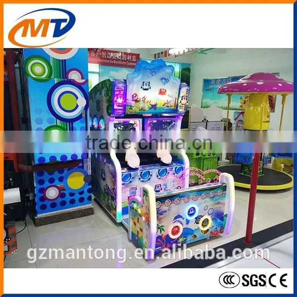Exciting Electric Coin Operated Water Gun Shooting amusement Game Machine/ video game machine arcade machine for hot sale