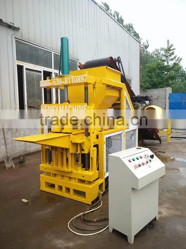 HR2-10 Automatic Compressed Earth Block Machine Small hydraulic Cement Interlock Brick Machine, Fly Ash Brick Making Machine