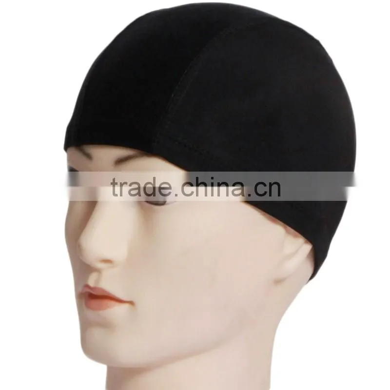 Low MOQ make a printing design your own funny adult custom silicone swim cap,silicon swimming cap