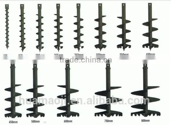 hot sale Ground Hole Drill Earth Auger For Excavators
