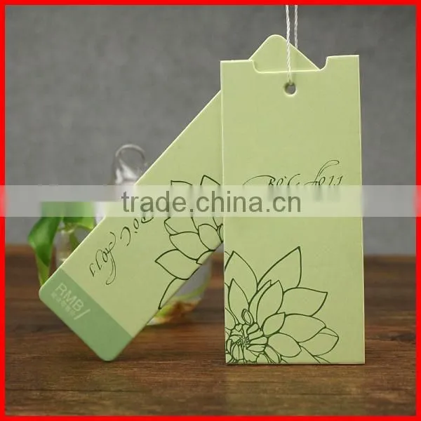 Hot Sale various Custom Cardboard clothes Hang Tag Wholesale