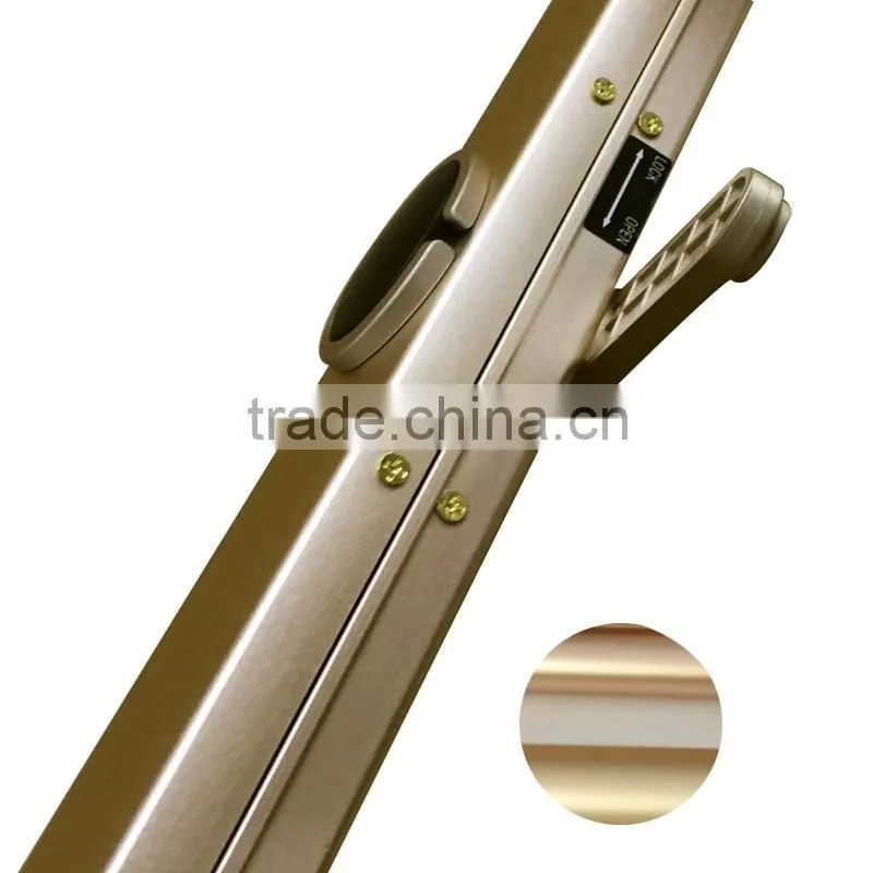 New 50" Mini Table Projection Screen with Luxury Gold Housing