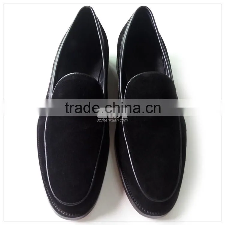 flat wholesale shoe for men suede loafers